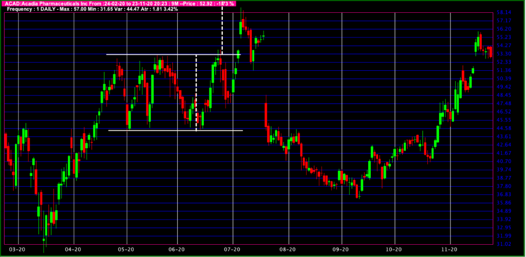 Figure-4 : Triple Bottom avec fausse sortie.